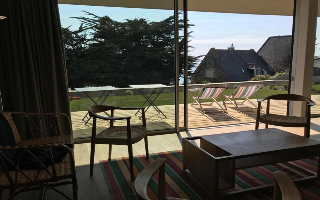 Les Terrasses De Piegu - Vue Mer Et Plage A 200 M Pleneuf-Val-Andre Exterior foto